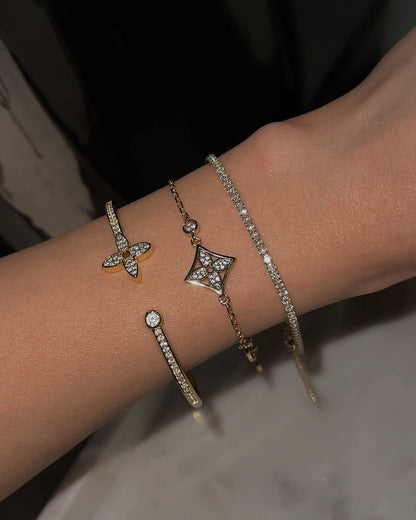 Flor Pulsera | Oro
