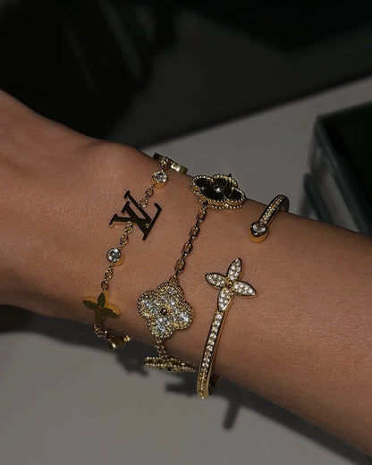 Flor Pulsera | Oro